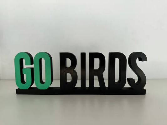 go uccelli cartello by stevesdesigns aquile filadelfia philadelphiaeagles nfl calcio multi colore stampa 3d print model - Mito3D