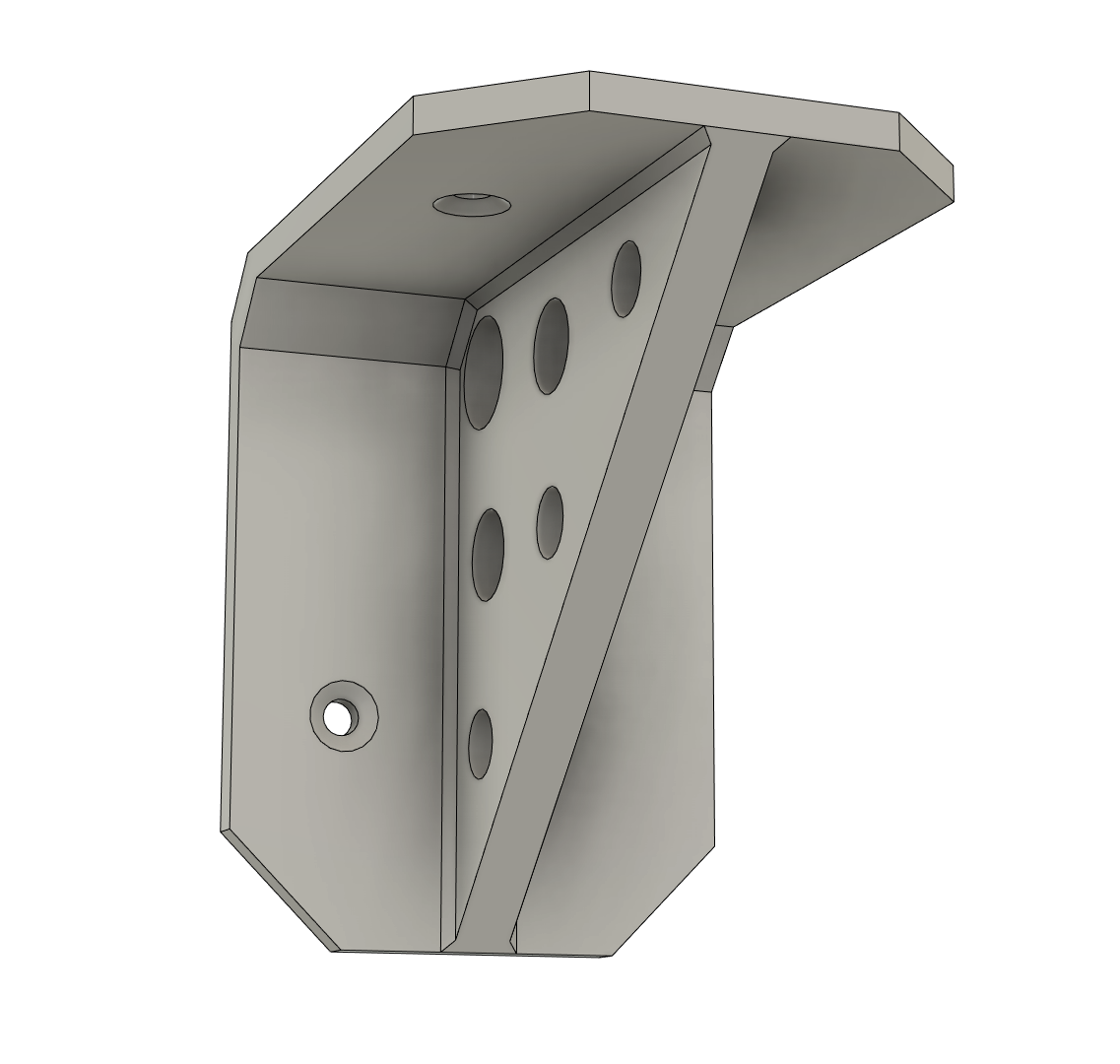 reforzamiento ikea mesa carencia 3mm agujeros remezclado by central3d 3dprint ikealack pla abs soporte 3D print model - Mito3D