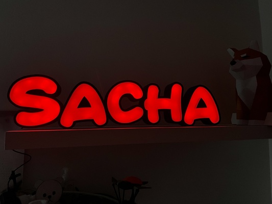 sacha leuchtend by titteuff led licht ornament 3d print model - Mito3D