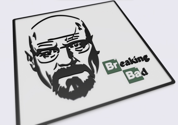 breaking bad by titteufff walter white 3d print model - Mito3D