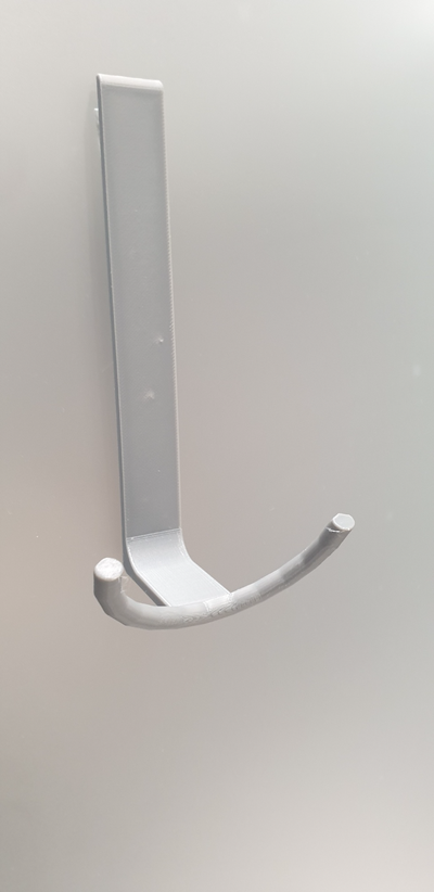 shower head holder adhesive by nickkk bathroom accessory showeraccessories 3d print model - Mito3D