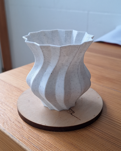 classic vase by lavernay mode print vasemode plant container flower pot leaf art 3d print model - Mito3D