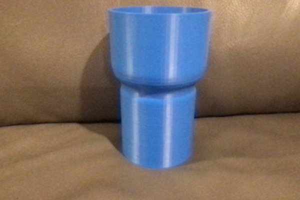 nalgene to cup holder adapter by nathancharney 3d print model - Mito3D