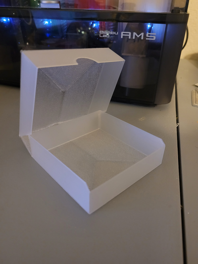 live hinge clamshell box x2 by sonichusolutions storage print in place 3d print model - Mito3D