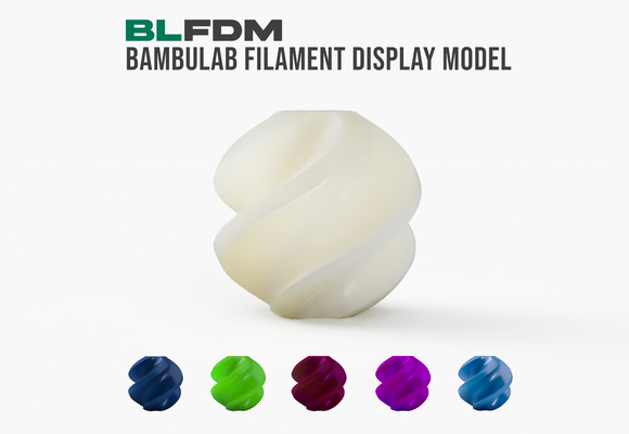 bambulab filament display model - replica by giuliolibrando bench spool 3d print model - Mito3D