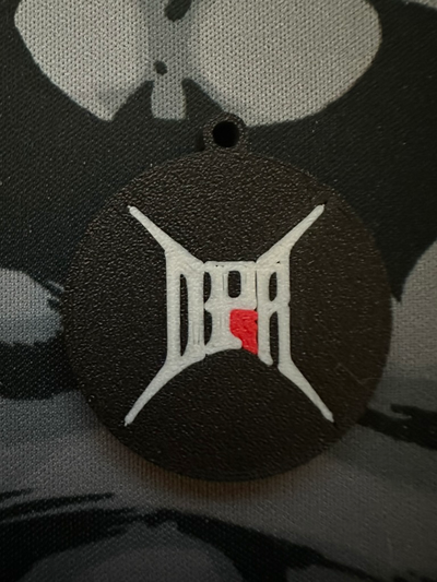 douglas park riot keychain by walkingbass key chain rock band logo merchandise 3d print model - Mito3D
