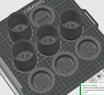 bobinas carrete porta sílice gel ams filamento 56mm by makers m3d 3d print model - Mito3D