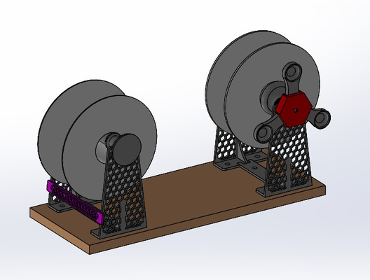 respool vecchio filamento riavvolgere to bambu bobine by l edlfurtner respooler laboratorio bobina riavvolgitore manuale 3d print model - Mito3D