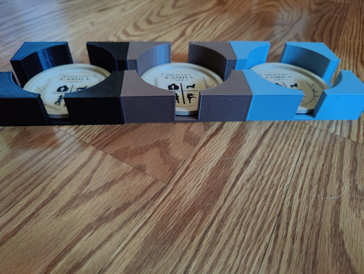 coaster caddy holder by uncle joeys creations 3d print model - Mito3D