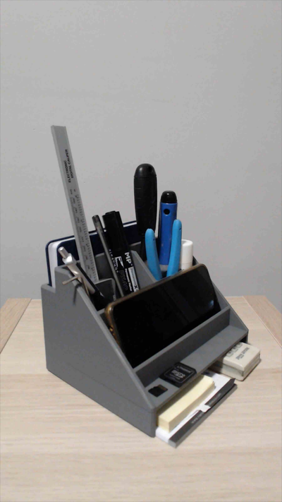 escritorio organizador v1 by nigorez oficina herramientas 3d print model - Mito3D