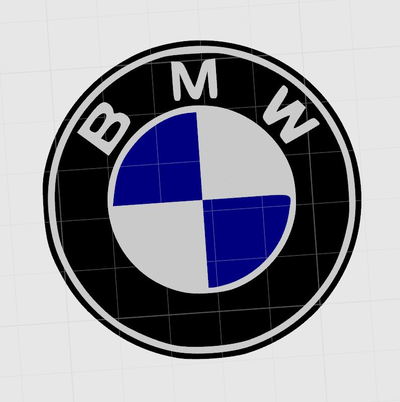 bmw logo imán by whicks10 3d print model - Mito3D