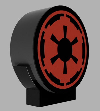 impero luce scatola by merc guerre stellari stella imperiale imperiali combattente 3d print model - Mito3D