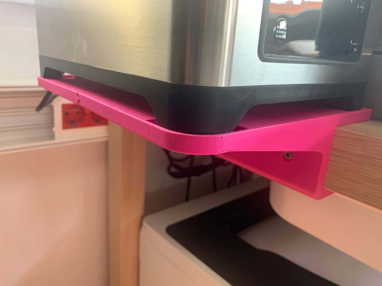 fixdry filament dryer ikea lack mount back remixed by joselorca bambu 3D print model - Mito3D