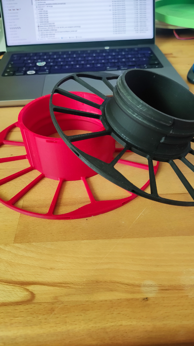 das filamento masterspool 800g ricarica leggero 110g clip lavori ams by fr3d stampe maestro bobina filamentclip 3d print model - Mito3D