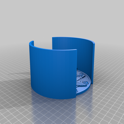 fuelfiller cap coasters & holder by arctyrus coaster drinkcoaster 3d print model - Mito3D