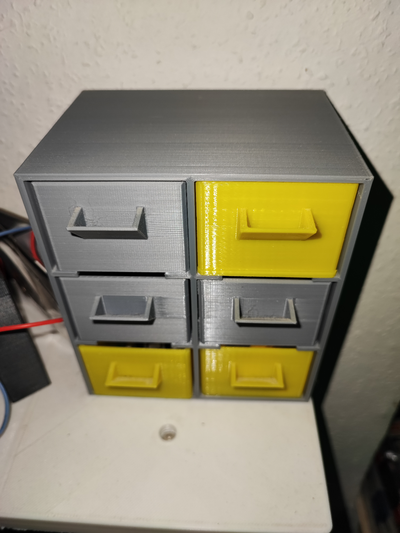 organizador by jkdesigns caixa gaveta botão organizerbox escrivaninha acessórios acessório trabalhos oficina utilitário thingiverse escritório deco 3d print model - Mito3D