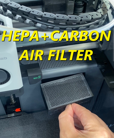 air filter hepa & carbon refillable replacement bambulab x1 p1s upgraded p1p remixed by eds 3d shop box activatedcarbon charcoal bambu bambulabx1 bambulabx1carbon x1c bambulabp1p bambulabp1s hepafilter cleaner airfilter activated charcol scrubber replaceable refilable 3d print model - Mito3D