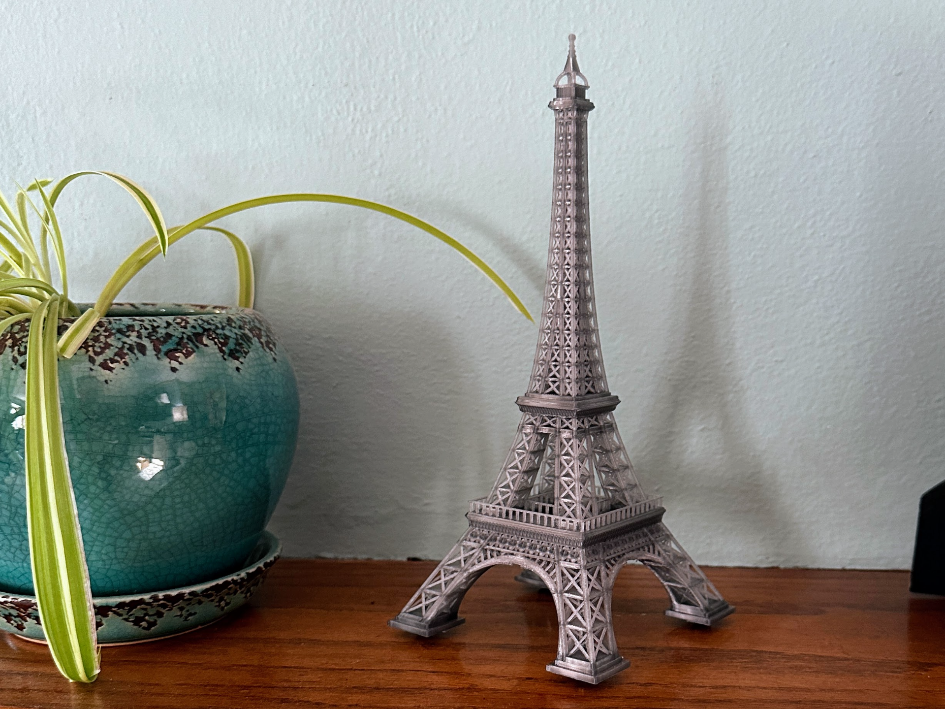 eiffel torre 250mm 10 alta 113x113x250mm solteiro remixado by ganso paris monumento frança fdm pc pla diversão brinquedo arte 3D print model - Mito3D