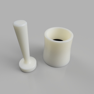 capsulone filler tamper by drodfro coffee capsule funnel nespresso coffeetamper 3d print model - Mito3D