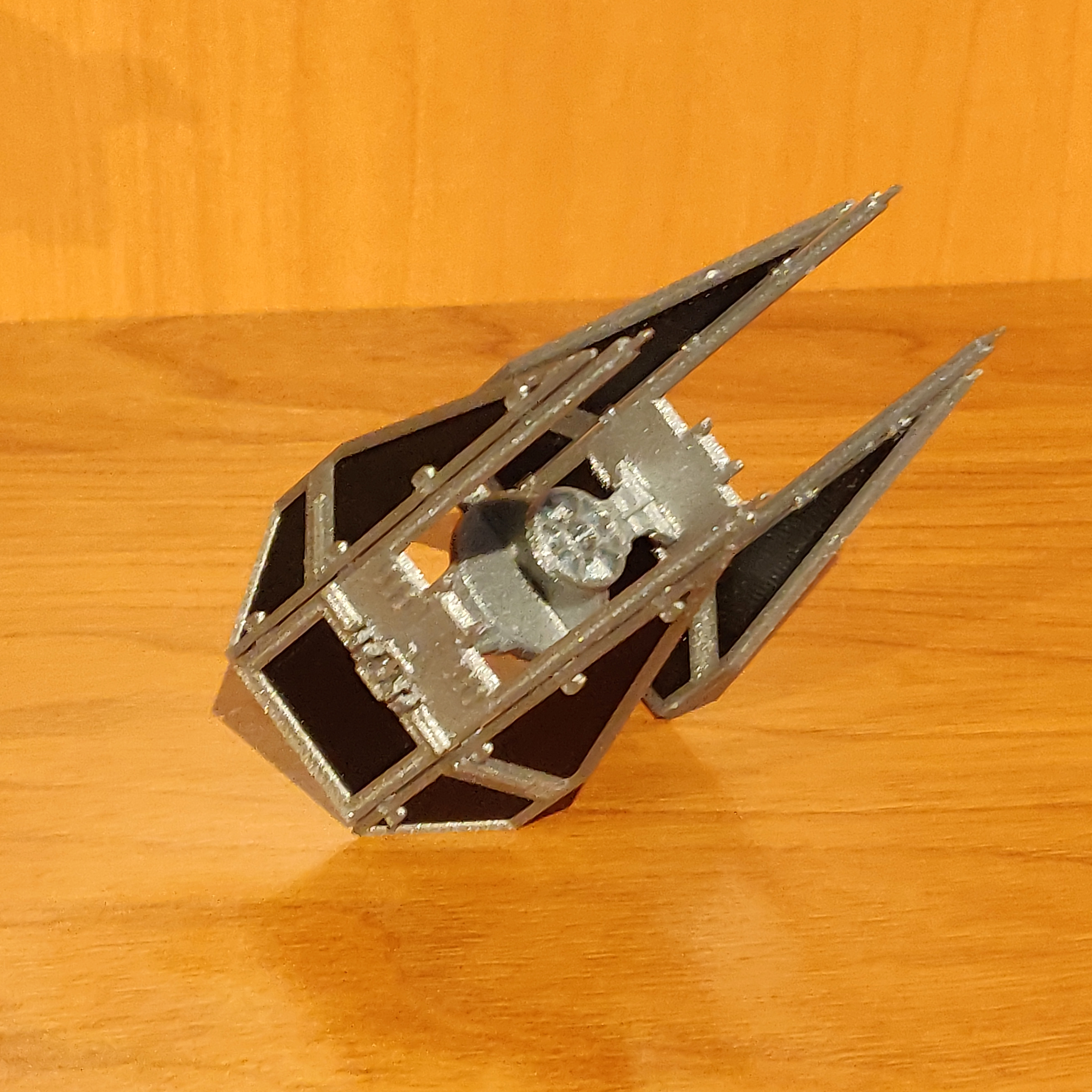 tie fighter interceptor kit card remixed mmu by drodfro starwars gift kitcard 3D print model - Mito3D