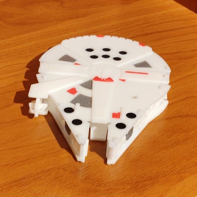 yıl şahin takım kart by fixumdude yeniden karıştırılmış mmu drodfro yıldız savaşları star savaşlar hediye milenyum kitcard 3d print model - Mito3D