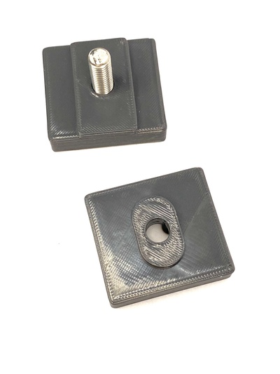 m6 slot nuts 38 40mm rail bracket by eds 3d shop nut konsole nutenstein schienenkonsole 3d print model - Mito3D