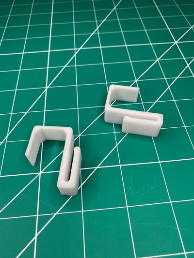 cable clip window-frame remixed by eds 3d shop camera window cabel 3d print model - Mito3D