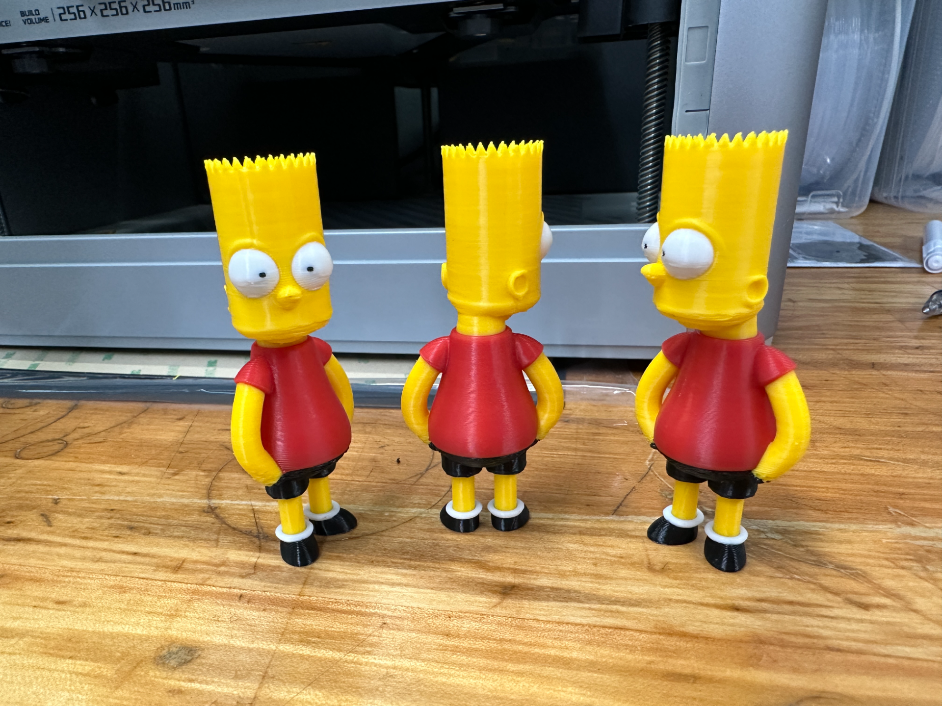 bart simpson figurine 3 pouces grand 4 couleur impression remixé by oie 3D print model - Mito3D