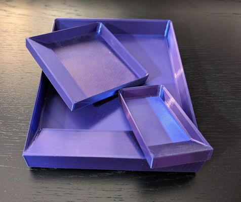 stackable build trays - bricks by derhein tray brick 3d print model - Mito3D