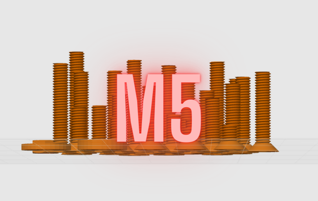 m5 tornillo 02 07mm nuez lavadora by leo w8 tornillos nueces tuercas m5nut 5 3d print model - Mito3D