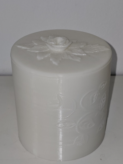 labirinto cilindro caixa presente by tiro sorte mazepuzzle flor namorados 3d print model - Mito3D