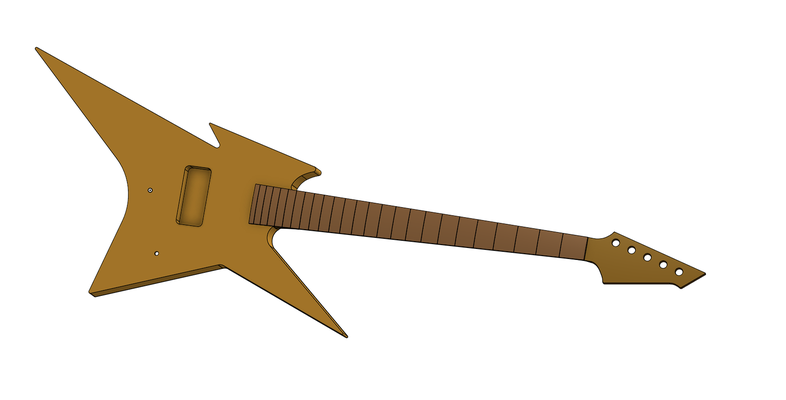 bc zengin demir kuşu 5 dizi bas gitar by artjoms sivitkis bcrich 3d print model - Mito3D
