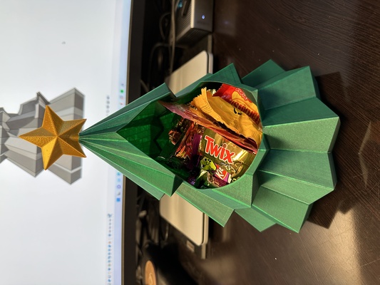 weihnachten baum süßigkeiten gericht v2 by umarmen candybowl candydish 3d print model - Mito3D