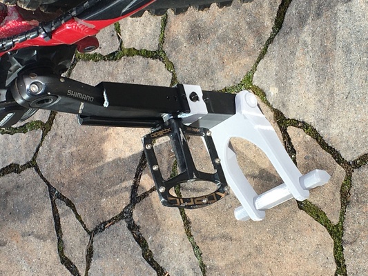 mtb bicicleta ficar pé dobrável altura ajustável parafusos by tscheipi suporte 3d print model - Mito3D