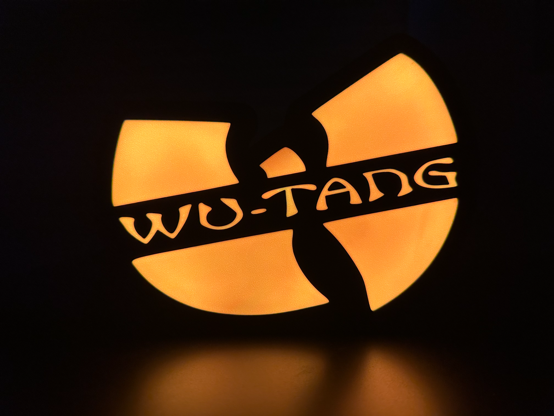 wu tang clan led box by mikecosia logo 3D print model - Mito3D