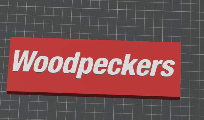 woodpecker sign by mrhouse wookpecker festool woodworking 3d print model - Mito3D