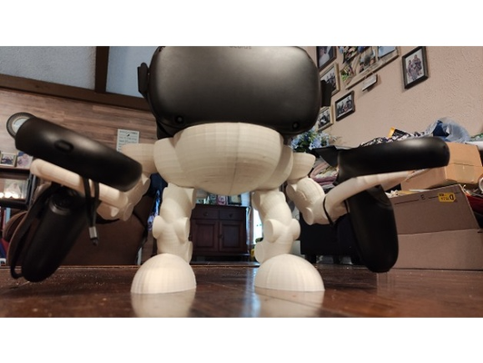 derpy robot quest3 stand remixed by shadowmerc777 3d print model - Mito3D