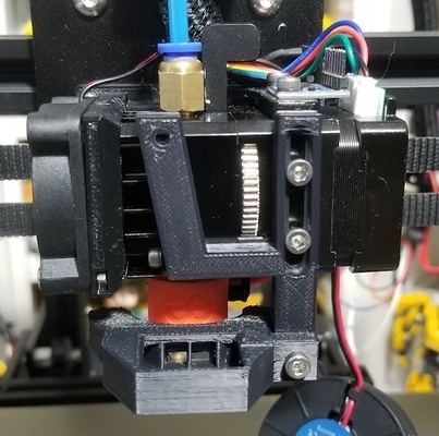 biqu h2 5015 fan mount duct by willywidget thingiverse 3d print model - Mito3D