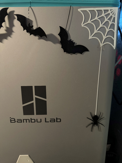 ragno ragnatela sospeso decorazione halloween by cheems luna arredamento 3d print model - Mito3D