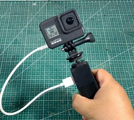 26650 gopro rechargeable camera holder powerbank by gokumine 18650 21700 3d print model - Mito3D