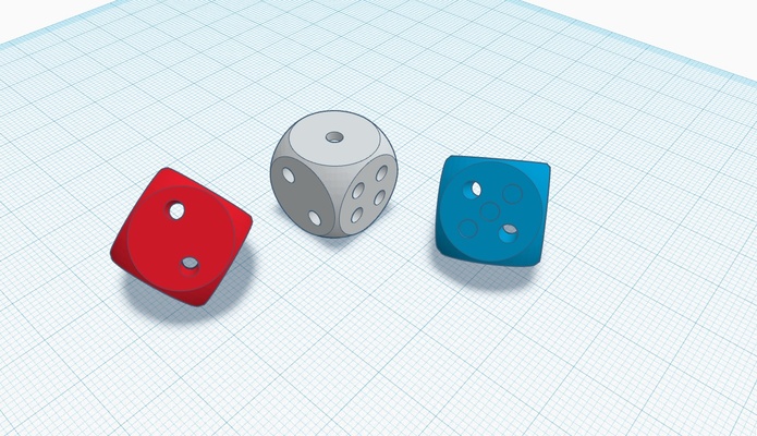 emergency dice button by dbuschim game buttons clothesbutton 3d print model - Mito3D