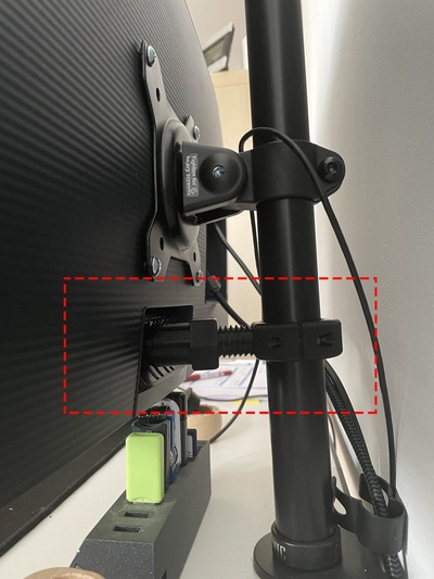 soporte tenere controllo angolo de inclinato n by xuss46 specchio monitor inclinazione supportmonitor 3d print model - Mito3D