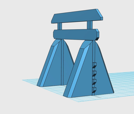 torii cancello progettato wargaming by balgerion scenario wargame terreno warhammer 40k warhammer30k tavolo giochi 3d print model - Mito3D