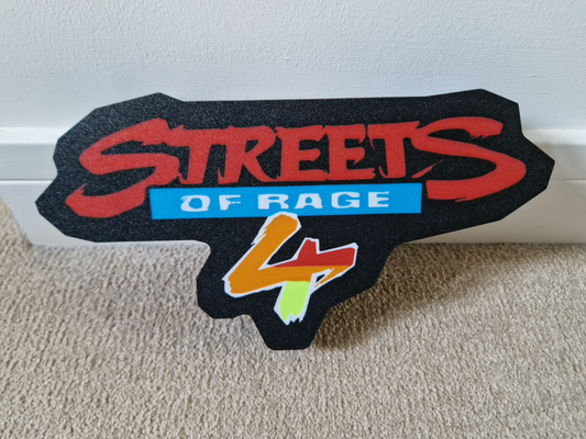 streets of rage 4 light box by emby designs sega beat em up gaming 3d print model - Mito3D