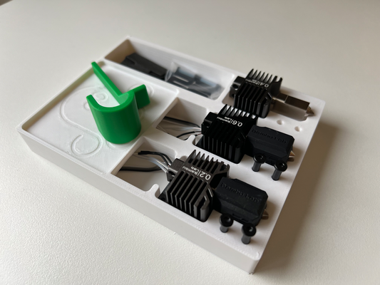 mounty hotend tray by box printer accesories 3d print model - Mito3D