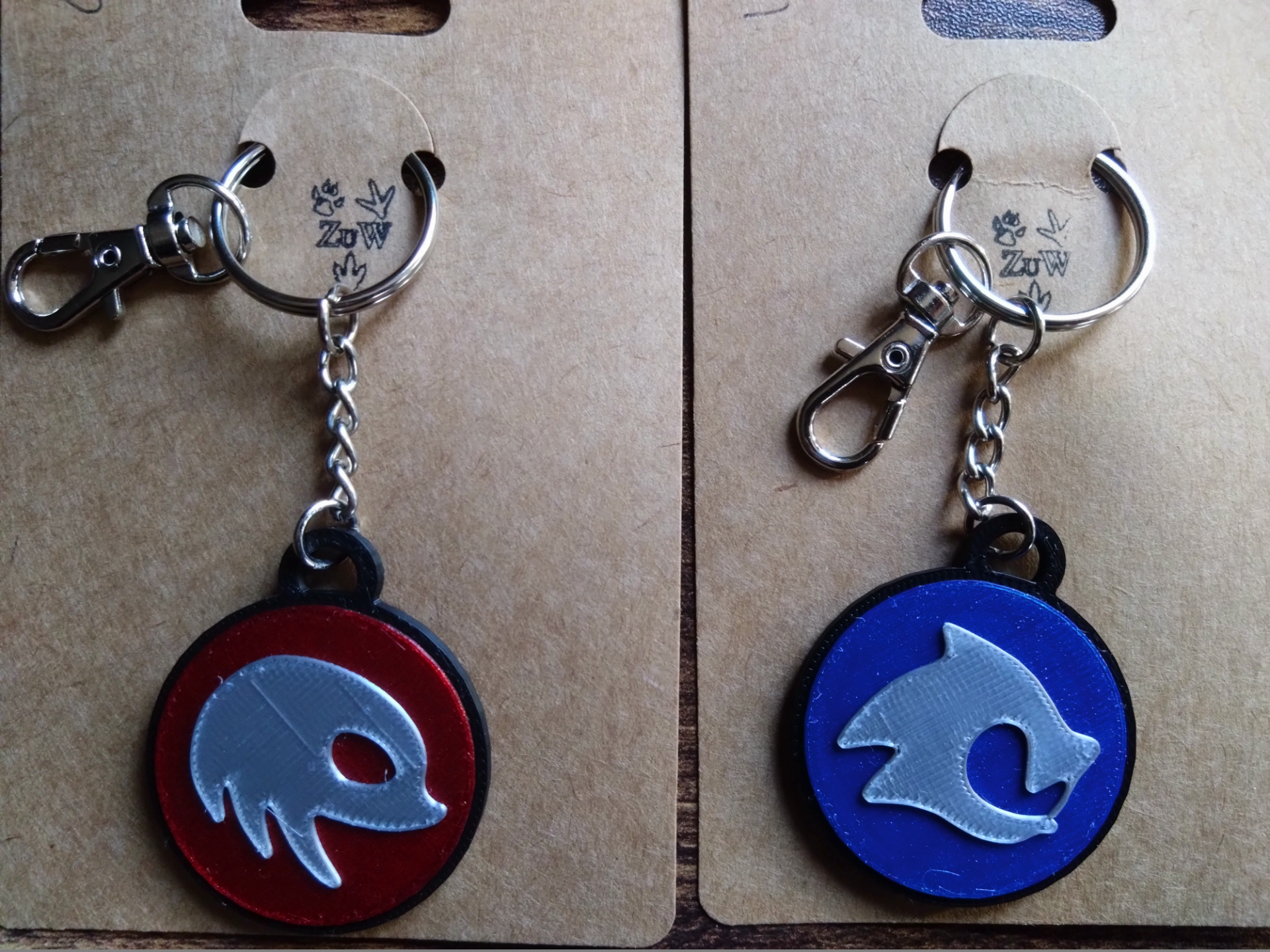 sonic keyrings by zuperbuuworks sonics keyring 3D print model - Mito3D