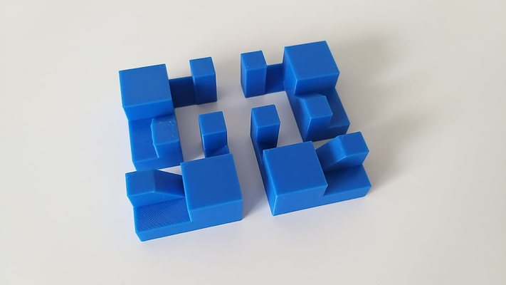 cube brain teaser by magicfred game 3d print model - Mito3D
