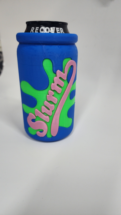 slurm cookie 16 oz monster by tmacken coozie futurama drink energy 3d print model - Mito3D