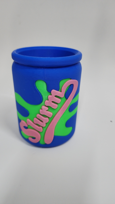slurm cookie 12oz regular can by tmacken coozie futurama drink cooler 3d print model - Mito3D