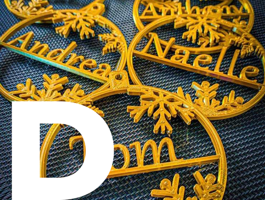 mektup d noel süs mega paketlemek by zahir3d dekor bayram i̇sim sapin dekorasyon 3d print model - Mito3D